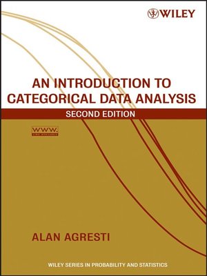 cover image of An Introduction to Categorical Data Analysis